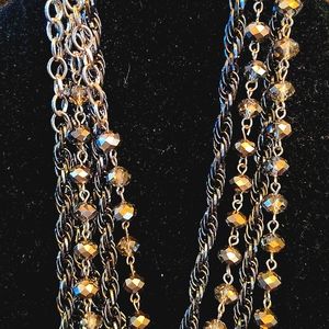 ❤️ Necklace Chains Beads Sparkle